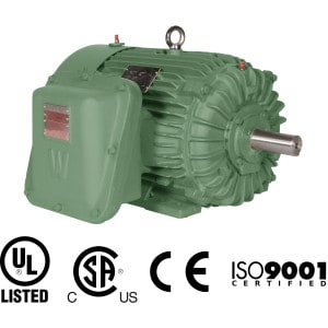 Worldwide Explosion Proof TEXP Enclosure Rigid Base Three-Phase Motors 1 HP 1200 RPM 145T Frame