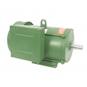 Worldwide Farm Duty High Efficiency Single-Phased Rigid Base Motors 2 HP 182T Frame 208-230 Volt