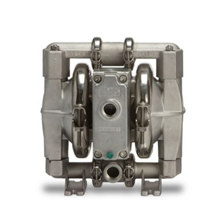 WILDEN AODD PUMP, 0.5" PRO-FLO SHIFT, CLAMPED STAINLESS STEEL, NPT, W/ SANTOPRENE
