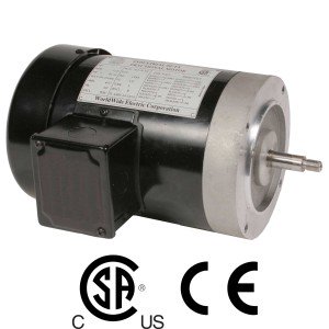 Worldwide Jet Pump Three-Phase Motor 3 HP 3600 RPM 56J Frame