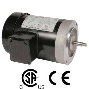 Worldwide Jet Pump Three-Phase Motor 2 HP 3600 RPM 56J Frame