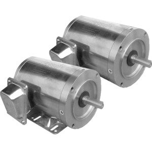 Worldwide Stainless Steel / Washdown Duty TENV Enclosure Rigid Base Three-Phase Motor 1/3 HP 1800 RPM